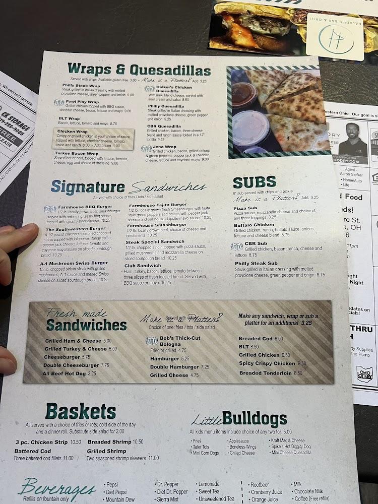 Halker's Bar & Grill Fowl Play Wrap